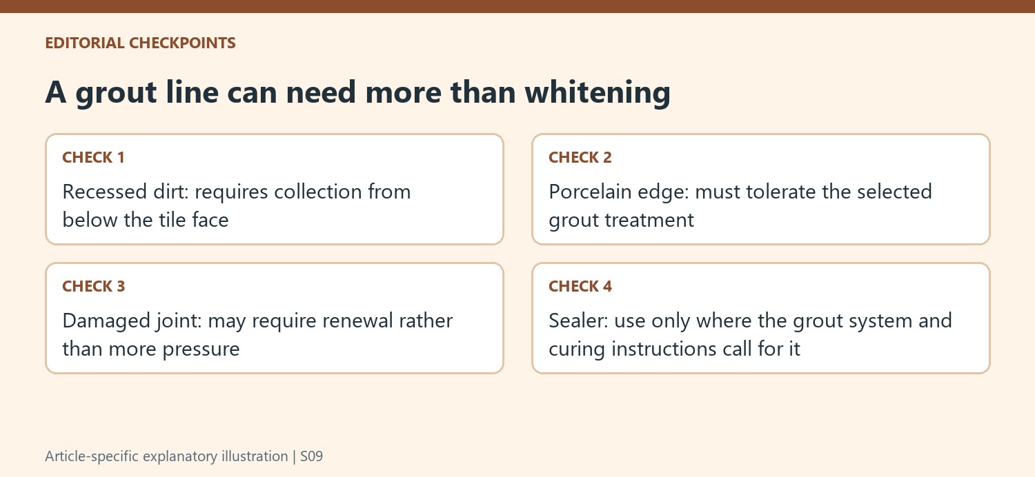 A grout line can need more than whitening