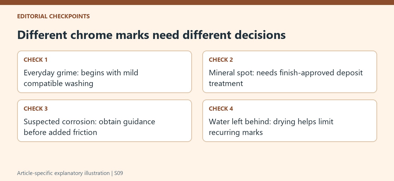 Different chrome marks need different decisions