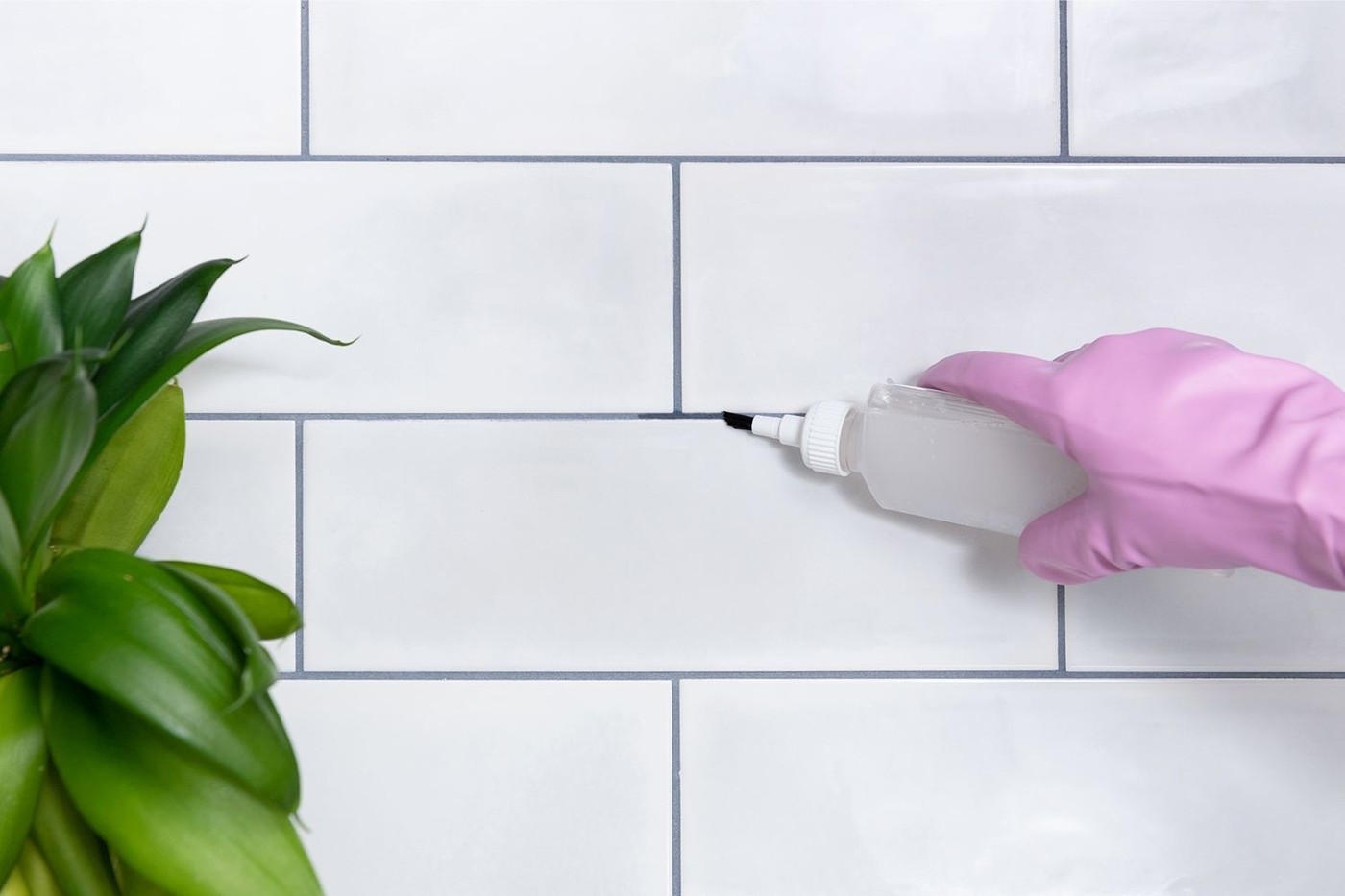 Protect Porcelain Tiles When Treating the Grout Between Them