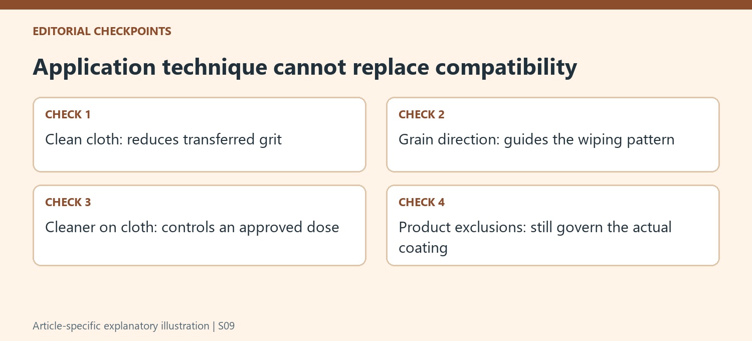 Application technique cannot replace compatibility