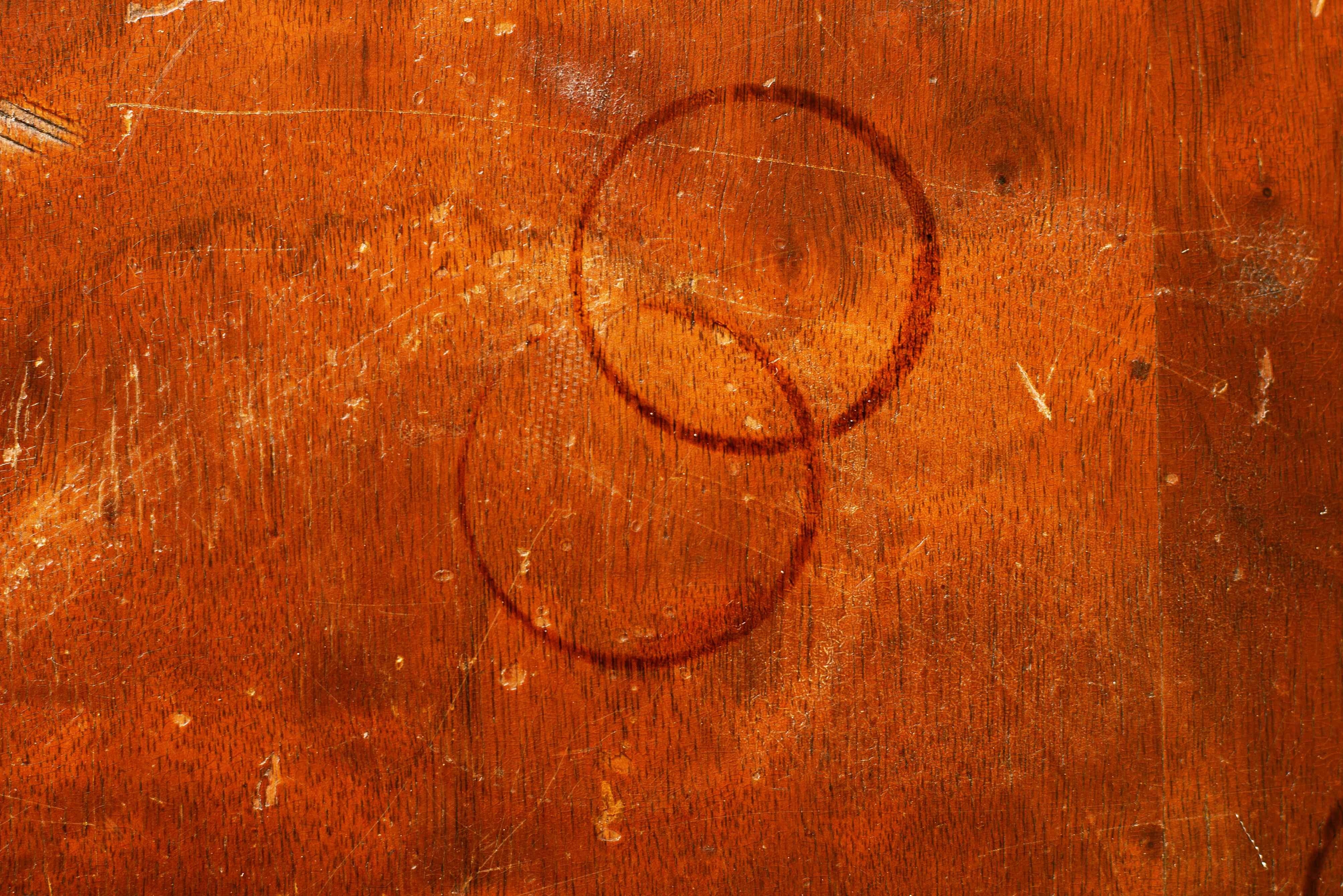 Read the Color of a Wood Water Ring Before Treating It