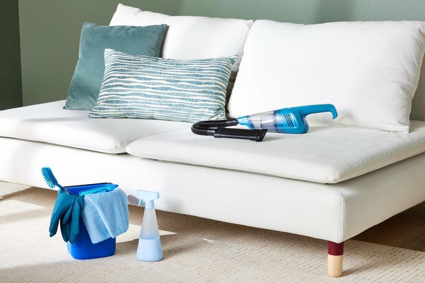 Let the Sofa Care Code Control a Quick Clean