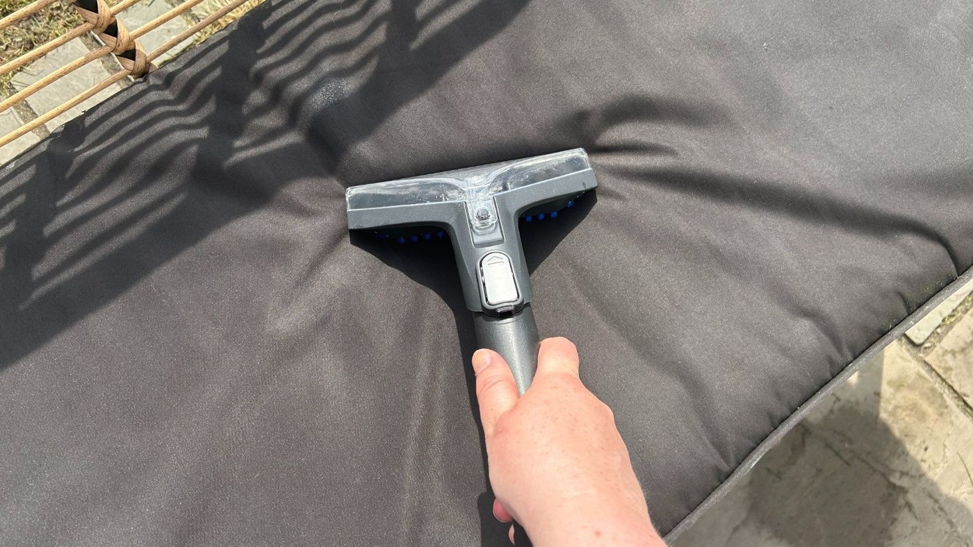 Consider a Cordless Spot Washer for Compatible Patio Cushions
